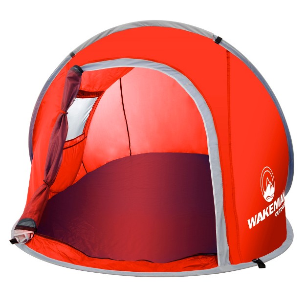 Leisure Sports Water Resistant Barrel Style Pop up Sunchaser 2 person Tent Red