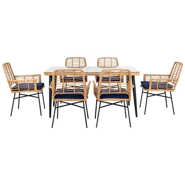 SAFAVIEH Outdoor Beson 7Piece Dining Set