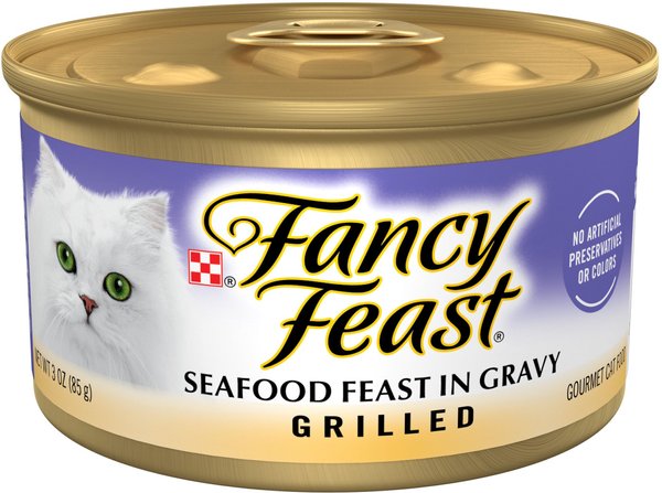 Fancy Feast Grilled Seafood Feast in Gravy Canned Cat Food