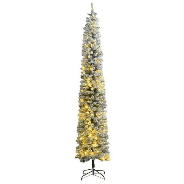 vidaXL Christmas Tree Decoration Artificial Slim Tree with Stand Green PVC