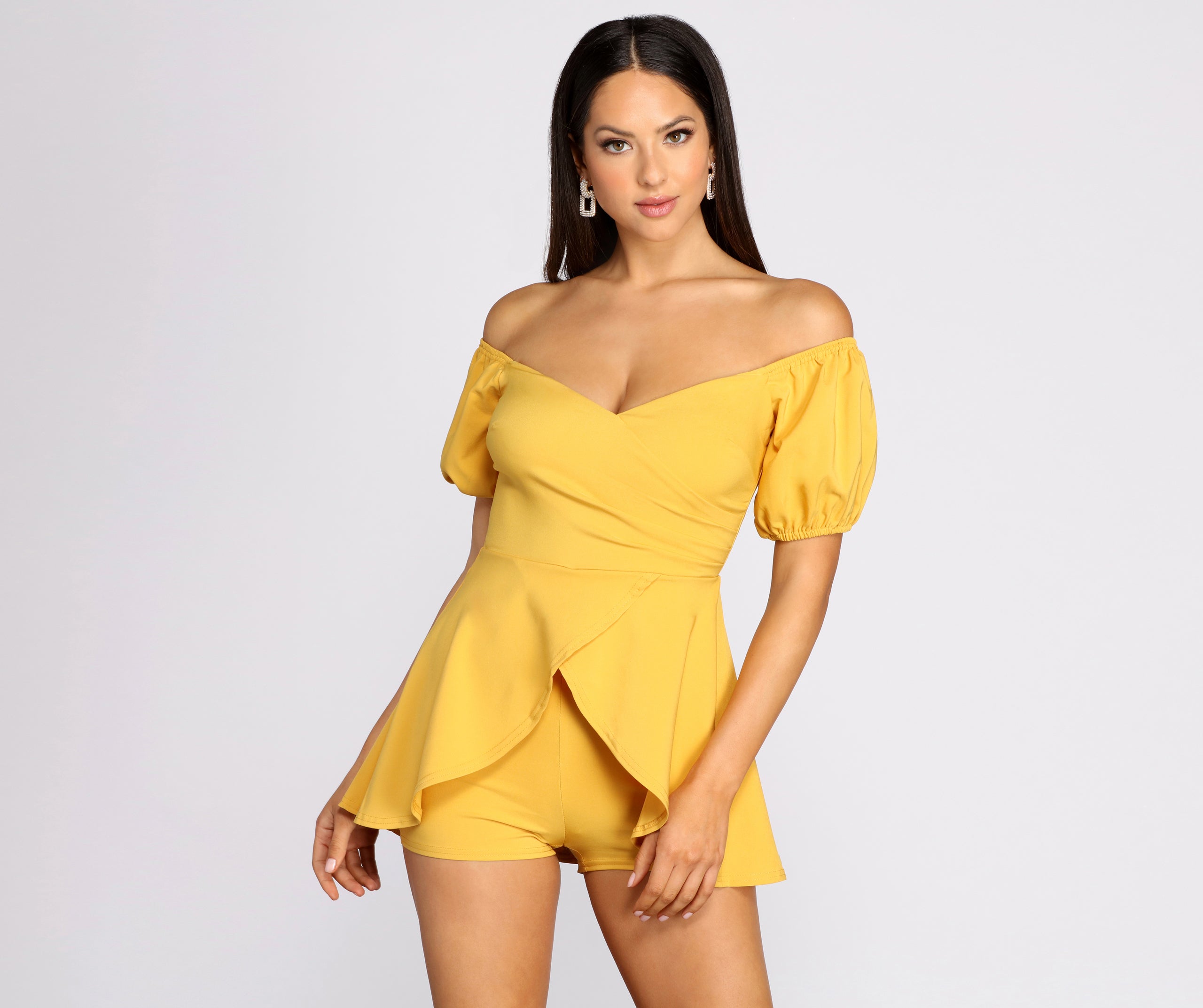 Wrapped In Elegance High Low Romper