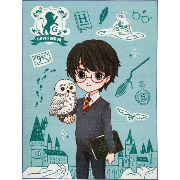 Kc Cubs Harry Potter Wizarding World Boy amp Girl Kids Modern D cor For Nursery Bedroom Or Classroom Rug Carpet Harry Potter