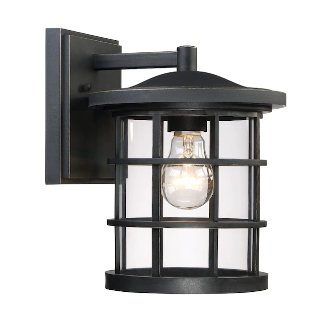 Quoizel Asheville 1-Light 10.5-in Dark Oil Rubbed Bronze Outdoor Wall Light