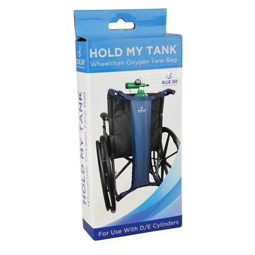 Wheelchair Oxygen Cylinder Bag Navy by Blue Jay