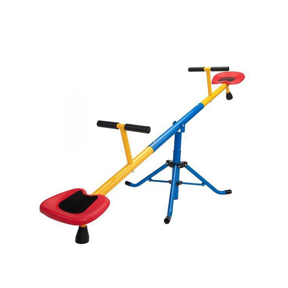 TIRAMISUBEST Indoor and Outdoor 360-Degree Rotation Seesaw Teeter Totter D0XY102HP3GZW