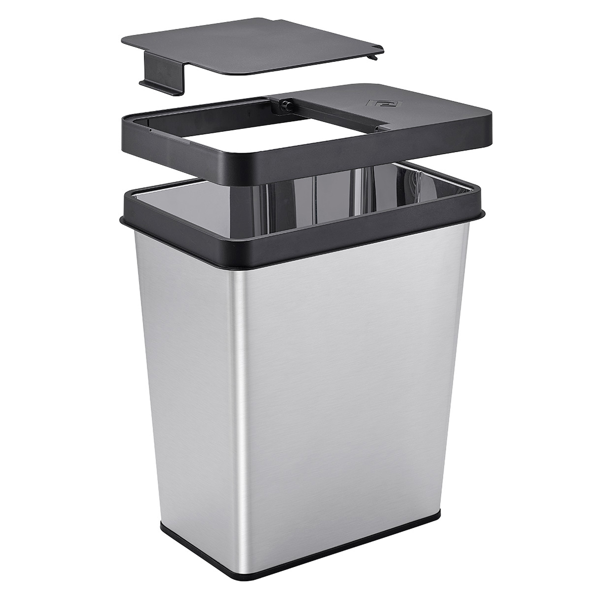 Polder 6 gal Stainless Steel Trash Can