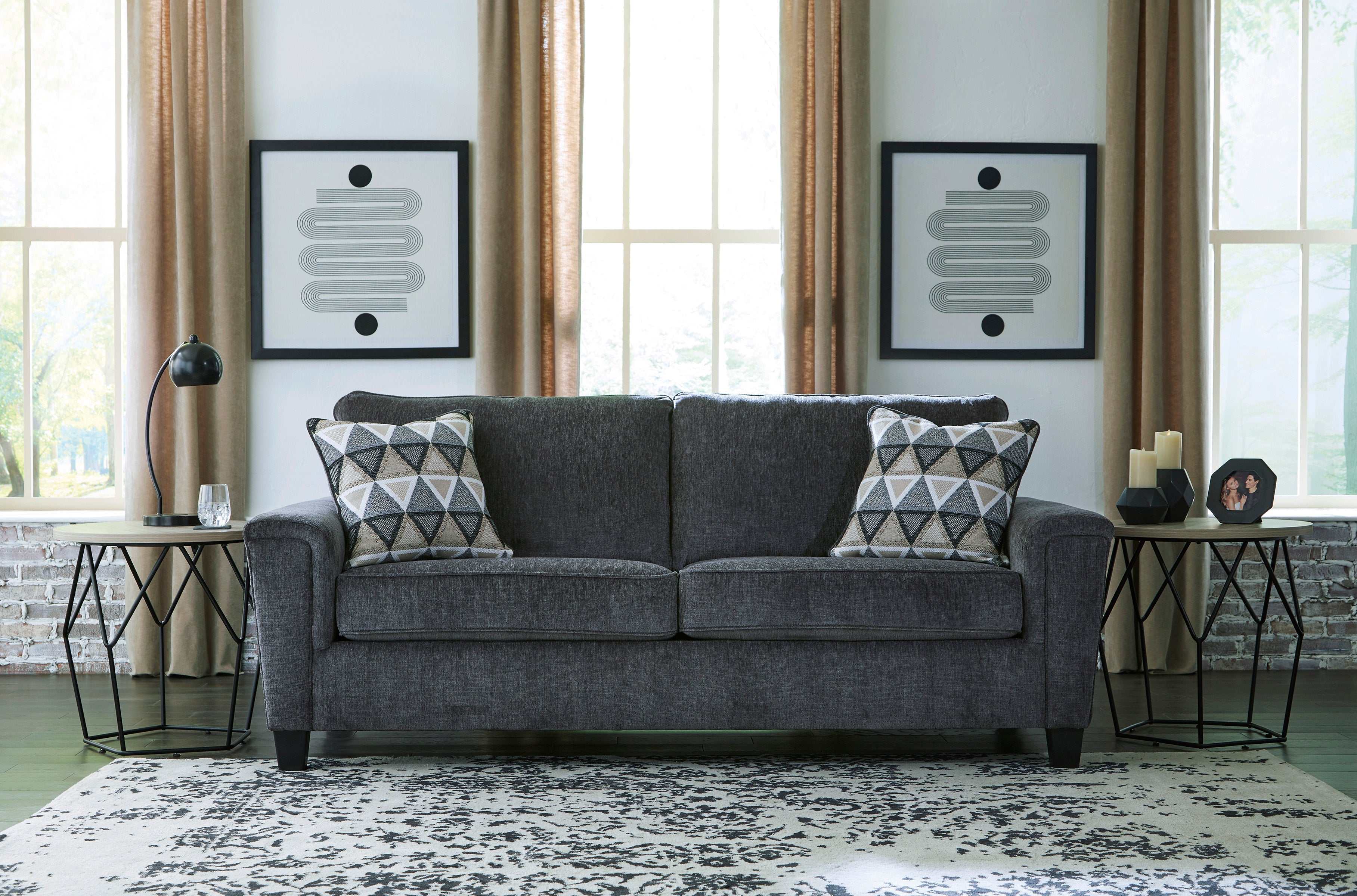 (Online Special Price) Abinger Smoke Queen Sofa Sleeper