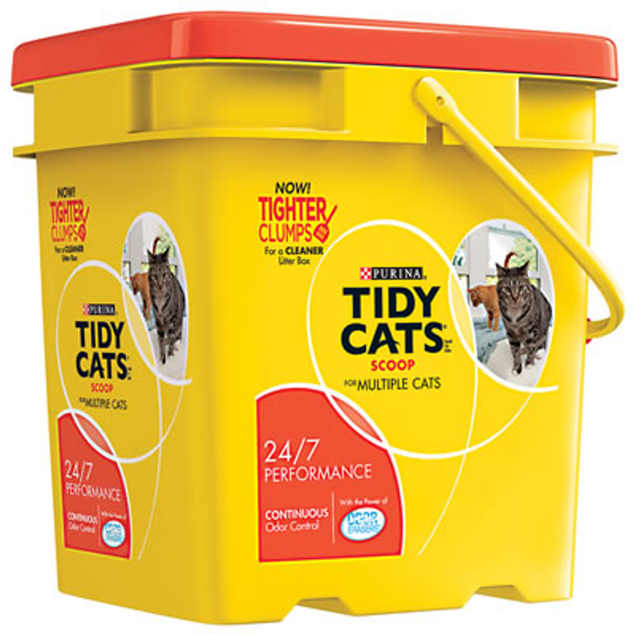 Tidy Cats Scoop 24/7 Performance Cat Litter， 35 Lbs. Pail