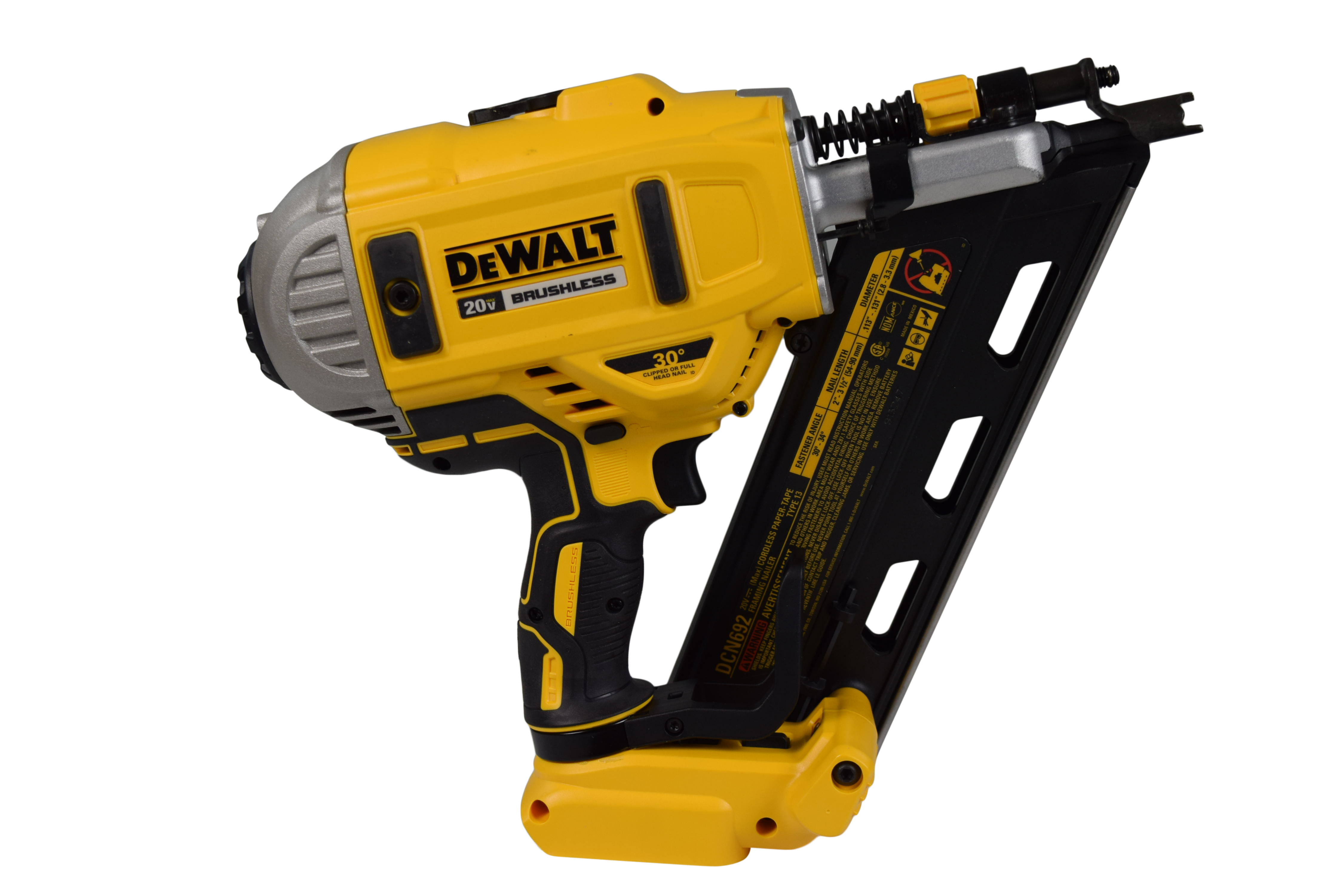 DeWalt DCN692B 20V Max XR Brushless Dual Speed Nailer