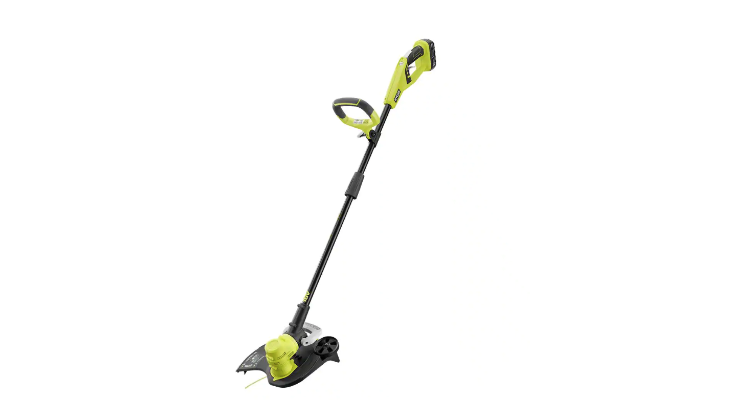 RYOBI P2080 ONE+ 18V 13 in. Cordless Battery String Trimmer/Edger with 4.0 Ah Battery and Charger