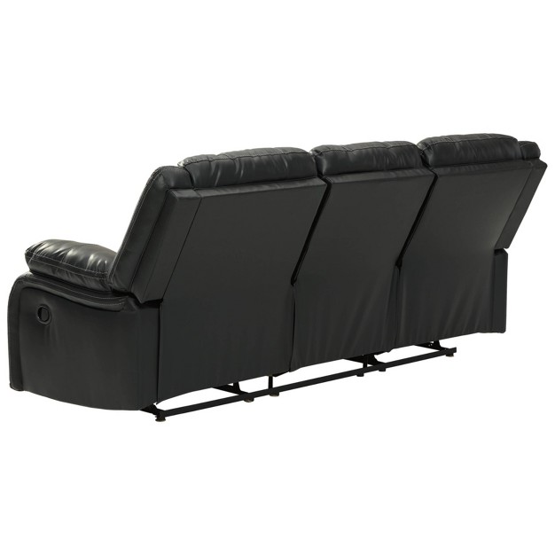 Calderwell Recliner Sofa Black Signature Design By Ashley