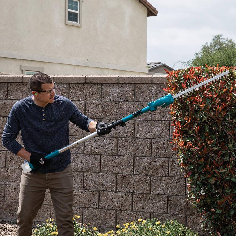 Makita 18V LXT Lithium-Ion Cordless 18 in. Telescoping Articulating Pole Hedge Trimmer (Tool Only) XNU05Z