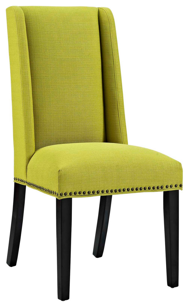 Baron Parsons Upholstered Fabric Dining Side Chair   Contemporary   Dining Chairs   by PARMA HOME  Houzz