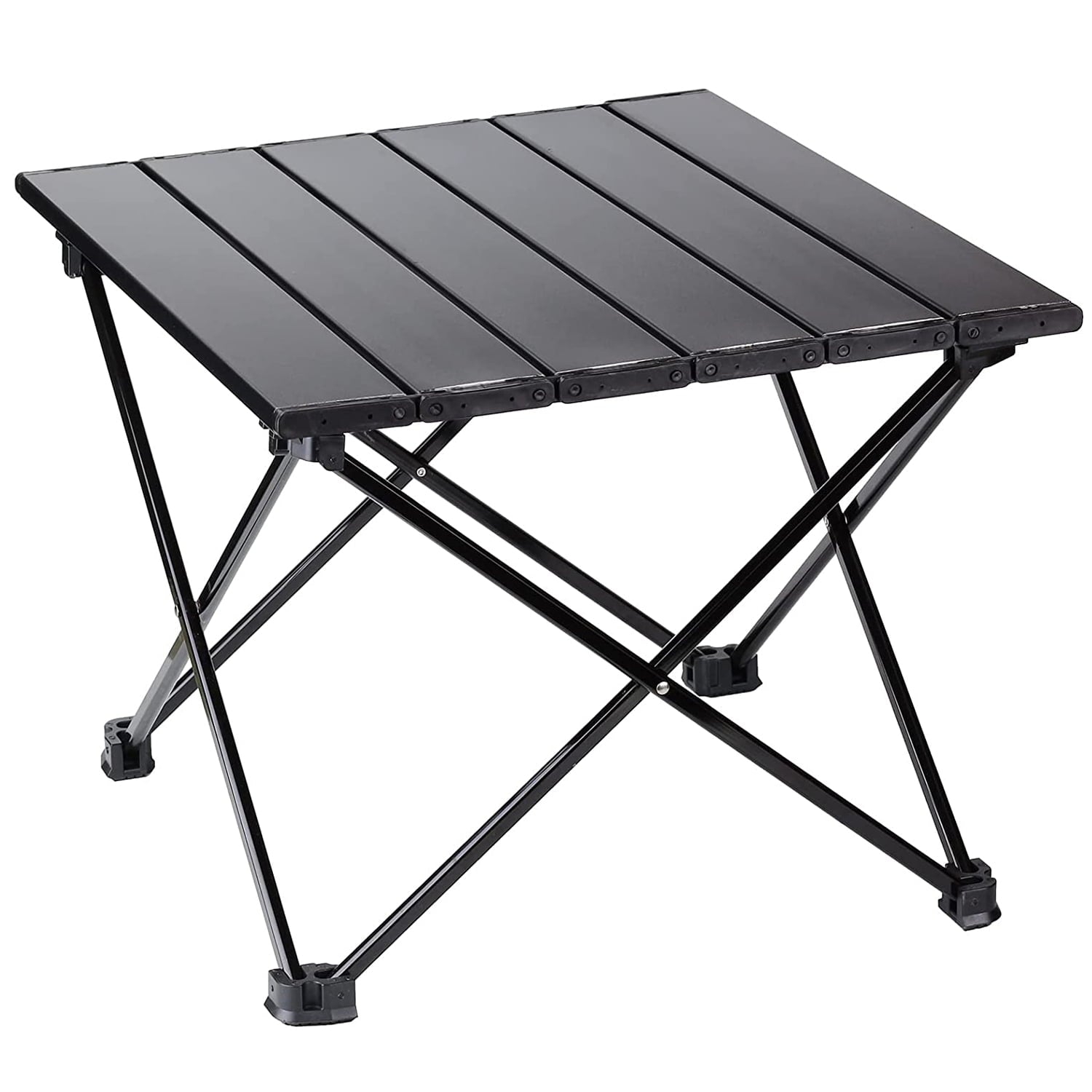 Portable Camping Table， Lightweight Folding Table with Aluminum Table Top and Carry Bag， Easy to Carry， Perfect for Outdoor，Travel， Picnic