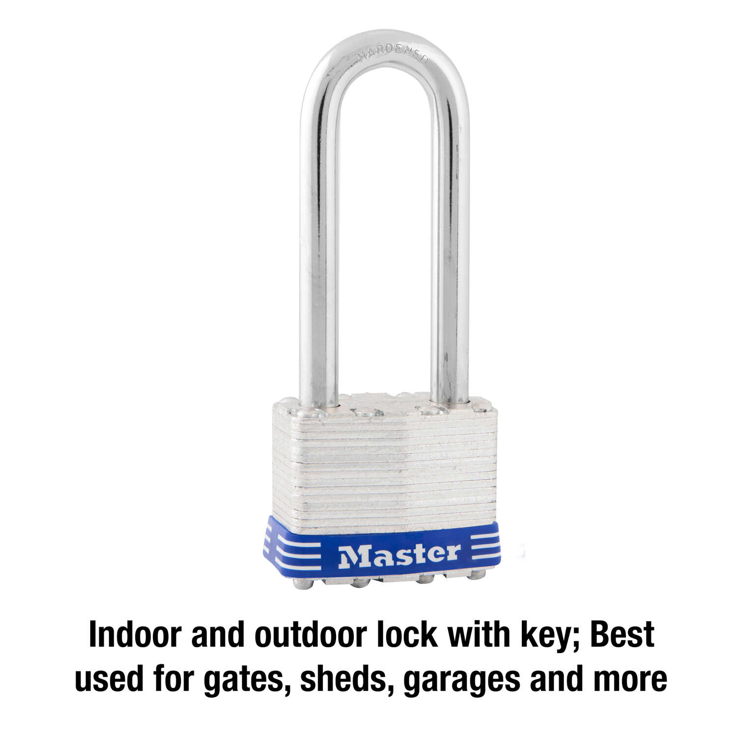 Master Lock 1-3/4 in. W Laminated Steel Ball Bearing Locking Padlock