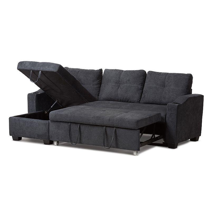 Baxton Studio Modern Sectional Sofa Sleeper