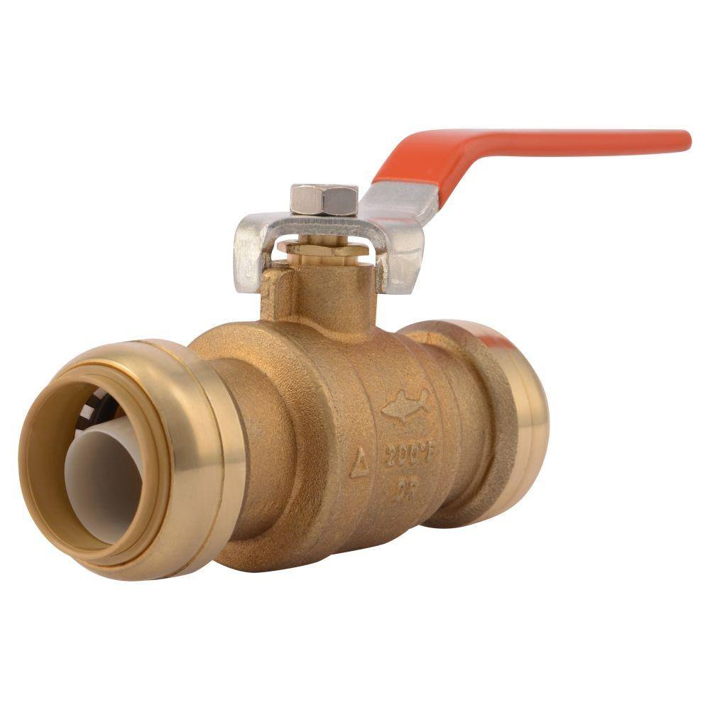 SharkBite 1 in. Push-to-Connect Brass Ball Valve 22223-0000LF