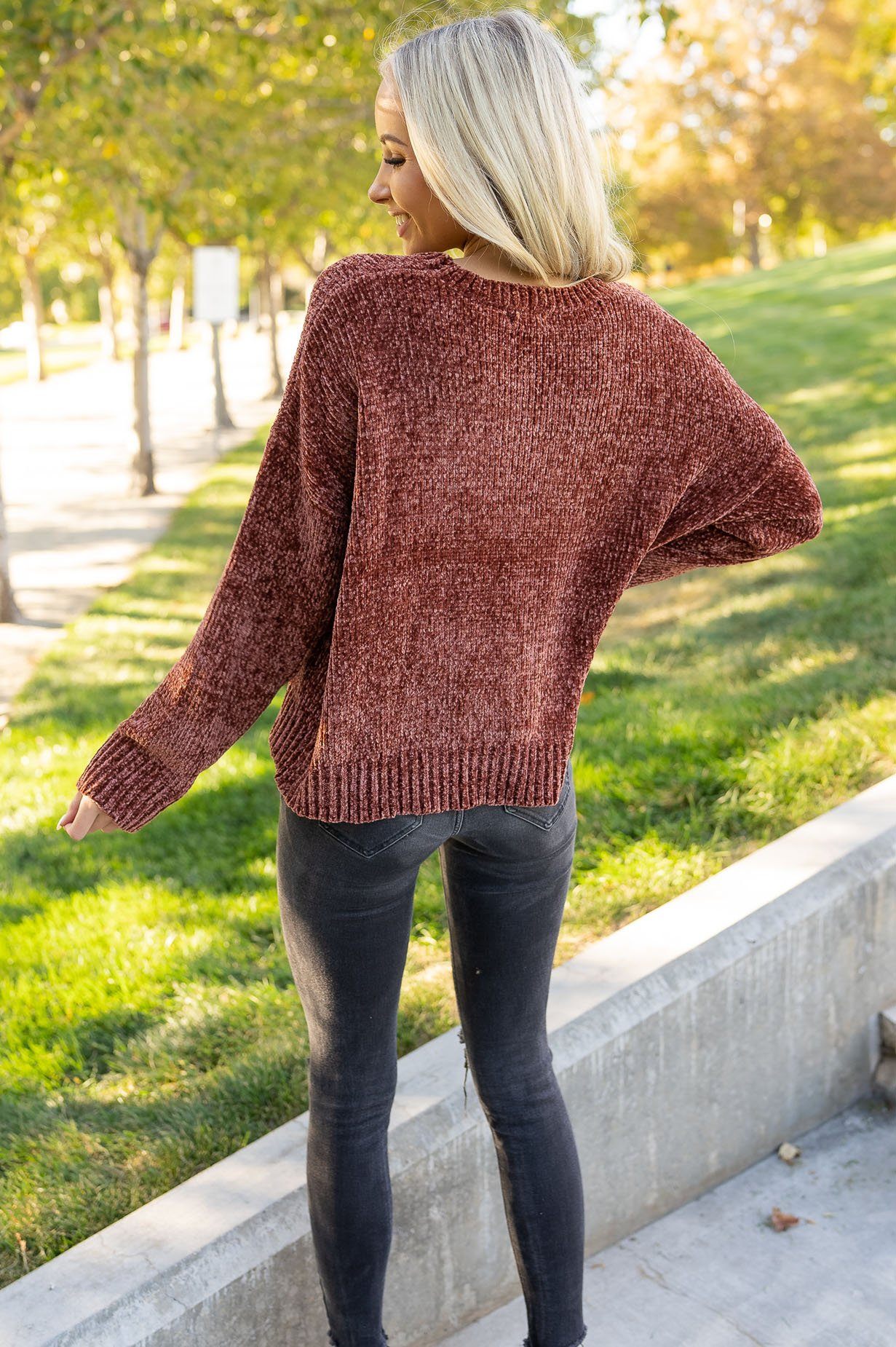 Fall Beauty Modest Chenille Sweater