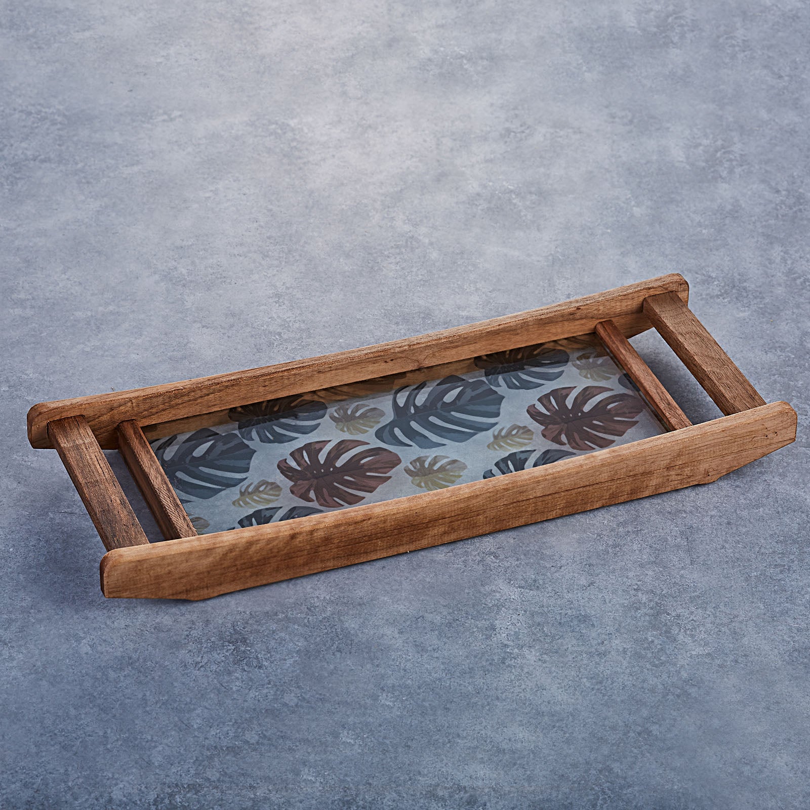 Karaca Leaf Glass Tray 153.03.06.1258