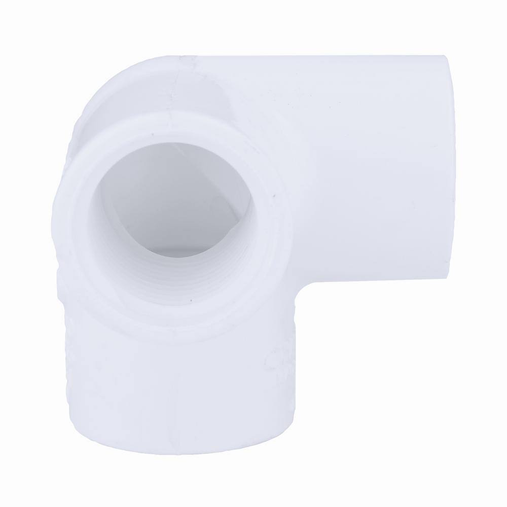 Charlotte Pipe 34 in. x 34 in. 90 Degree PVC Socket x Socket Elbow Fitting PVC025100800HD