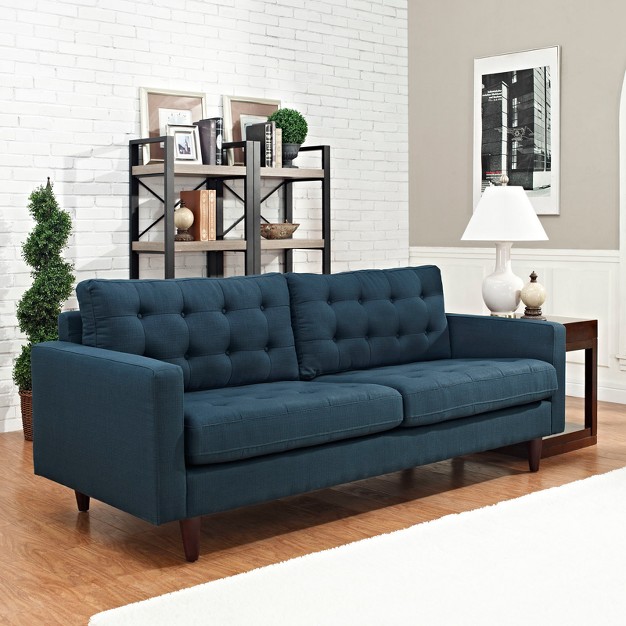 Empress Upholstered Sofa Azure Modway