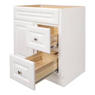 Glacier Bay Hampton 30 in. W x 21 in. D x 33.5 in. H Bath Vanity Cabinet without Top in White HWH30D