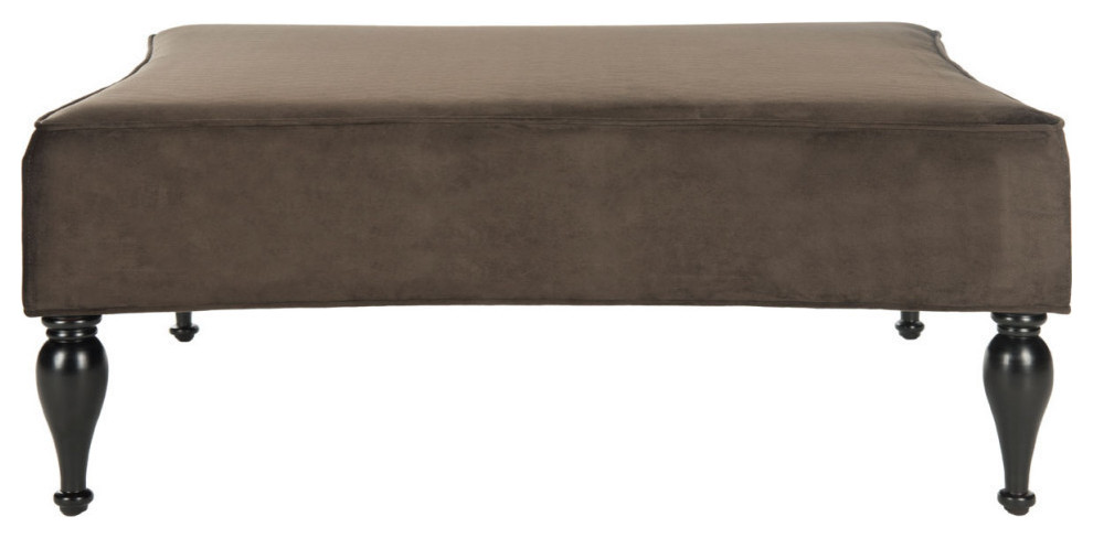 Tad Ottoman  Graphite   Traditional   Footstools And Ottomans   by Rustic Home Furniture Deco  Houzz