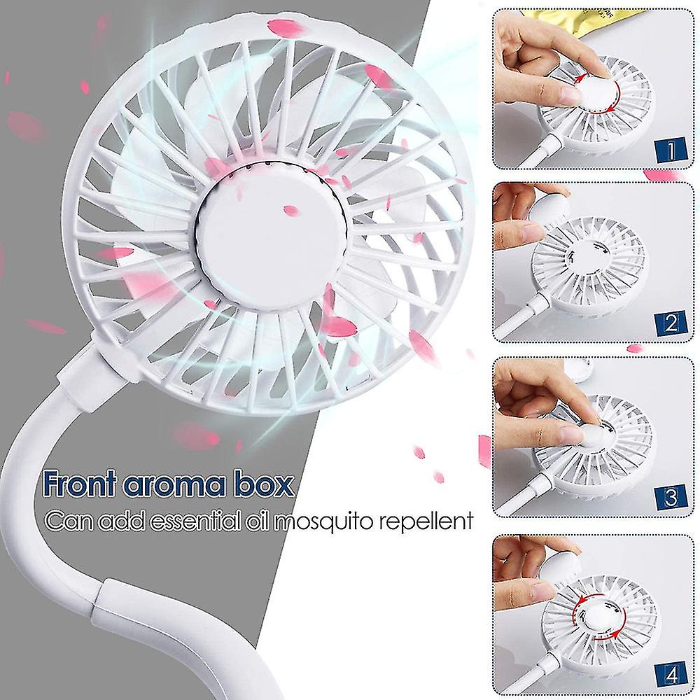 Clip Fan Rechargeable Battery Operated Clip On Mini Desk Fan For Baby