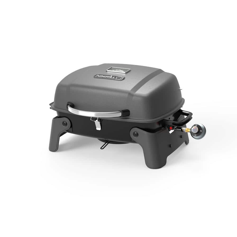 Nexgrill 1Burner Portable Propane Gas Table Top Grill in Black