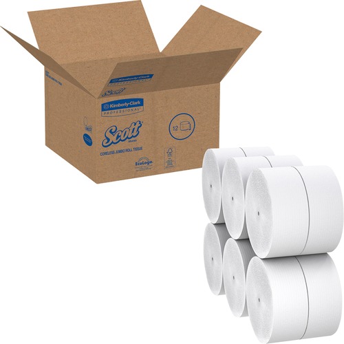 Scott Containers Scott Coreless Jumbo Roll Tissue  KCC07005