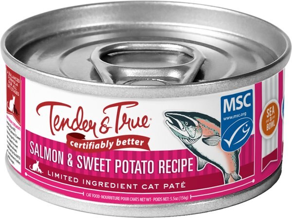 Tender and True Limited Ingredient Salmon and Sweet Potato Recipe Grain-Free Wet Cat Food