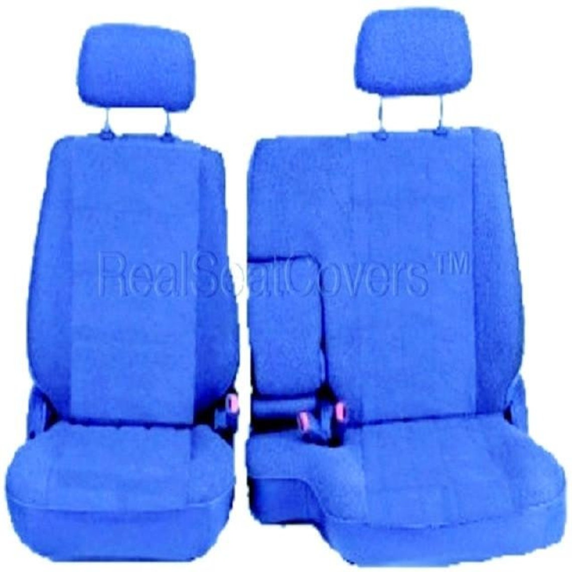 Seat cover for toyota tacoma rcab xcab front 60/40 split bench (Blue)