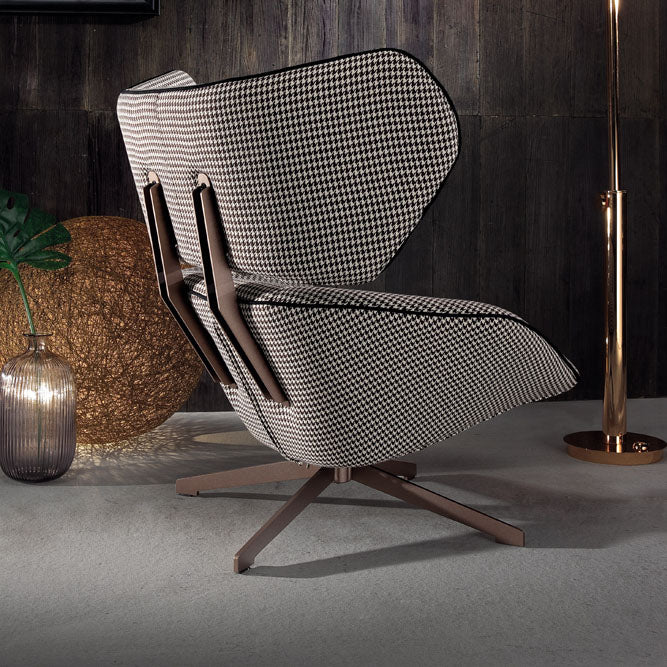 Monaco Swivel Lounge Chair  Lc016-Br