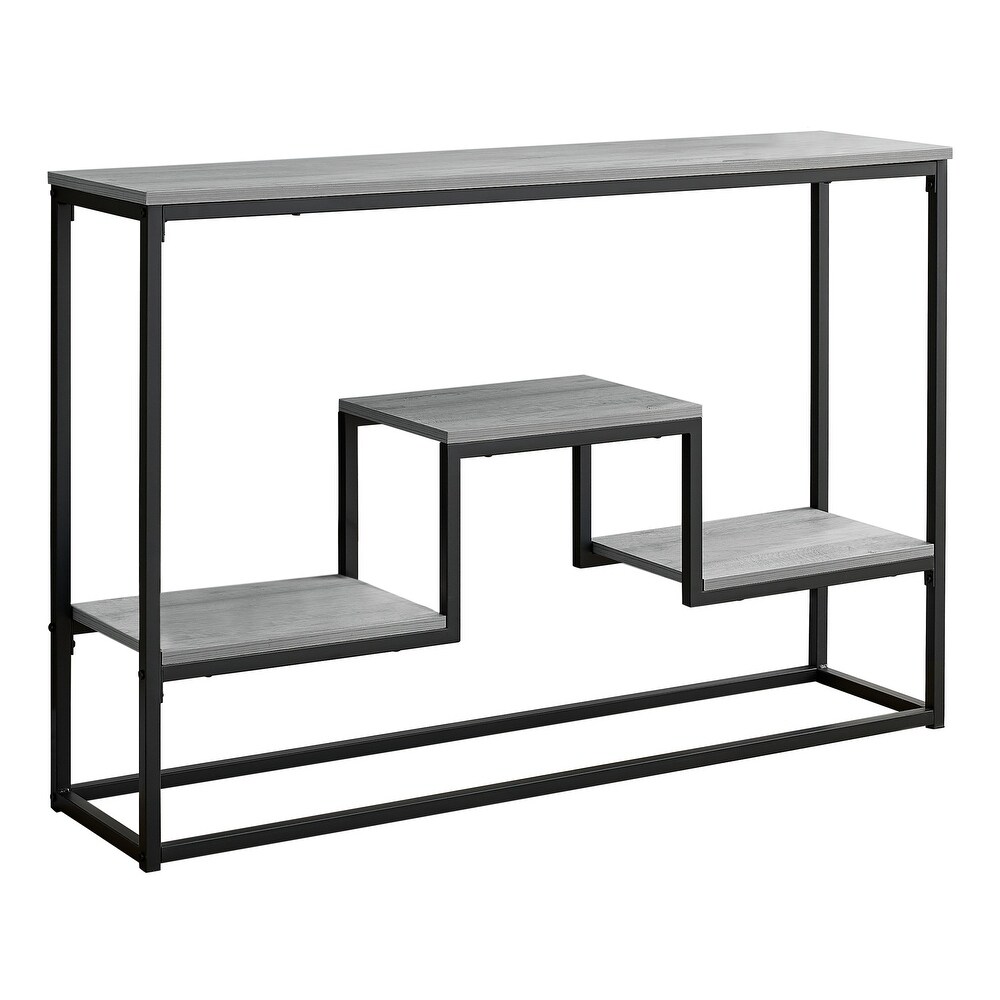 Accent Table  Console  Entryway  Narrow  Sofa  Living Room  Bedroom  Metal  Laminate  Contemporary  Modern