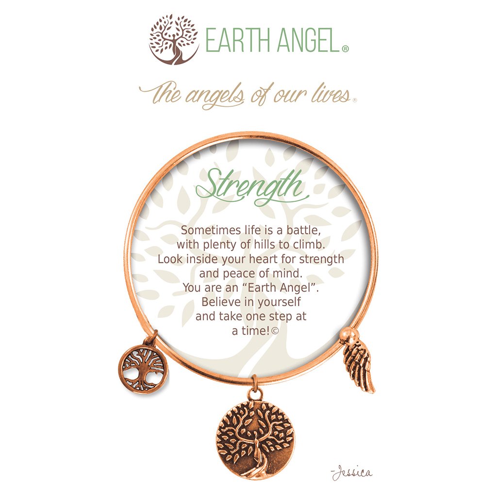 Earth Angel  Strength  Bracelet in Copper