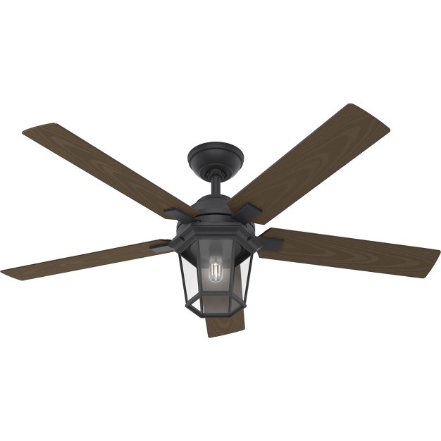 Candle Bay Outdoor Ceiling Fan With Led Light Hunter Fan