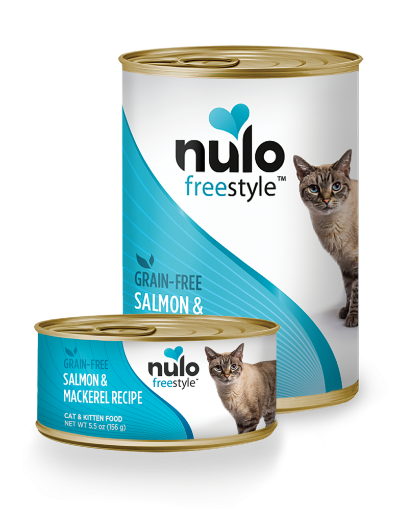 FreeStyle Grain Free Salmon and Mackerel Recipe Canned Kitten and Cat Fo;