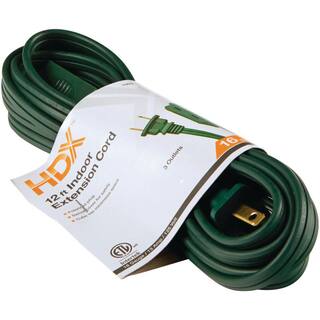 HDX 12 ft. 162 Green Cube Tap Extension Cord KAB-1KAB-10F