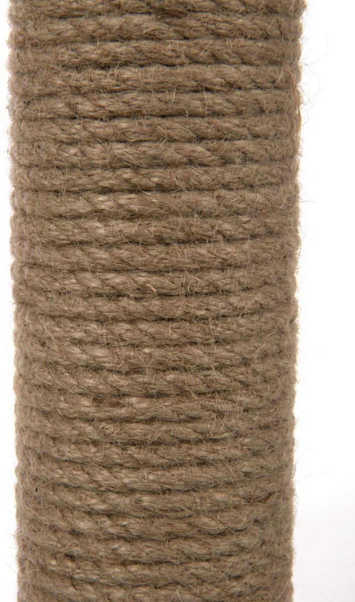 SmartyKat Simply Scratch Jute Cat Scratch Post with Feather Cat Toy