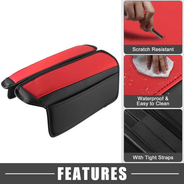 Unique Bargains Center Console Armrest Pad Arm Rest Cover For Nissan Rogue 21 23 2 Pcs