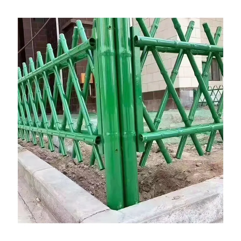 Manufacture Supply Wholesale Custom Eco friendly backyard farm decoration garden buildings bamboo fencing trellis