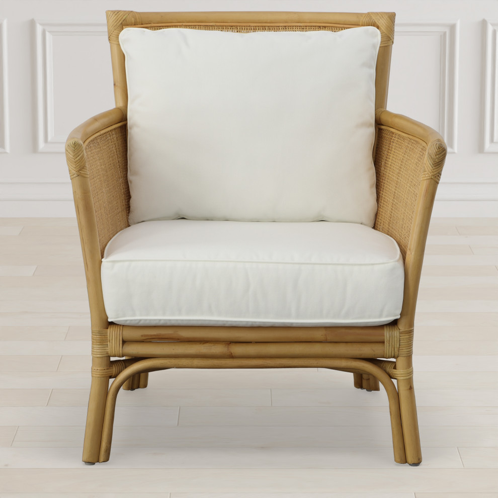 Pacific Rattan Armchair   Tropical   Armchairs And Accent Chairs   by Ownax  Houzz