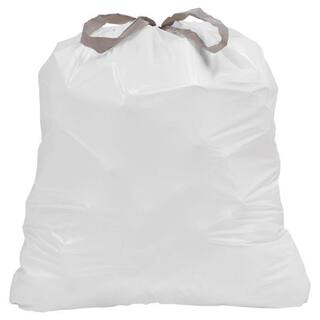 HDX 18 Gal. White Extra Tall Kitchen Drawstring Trash Bags (30-Count) - For Home Kitchen  Office HDX18GDS30COMP