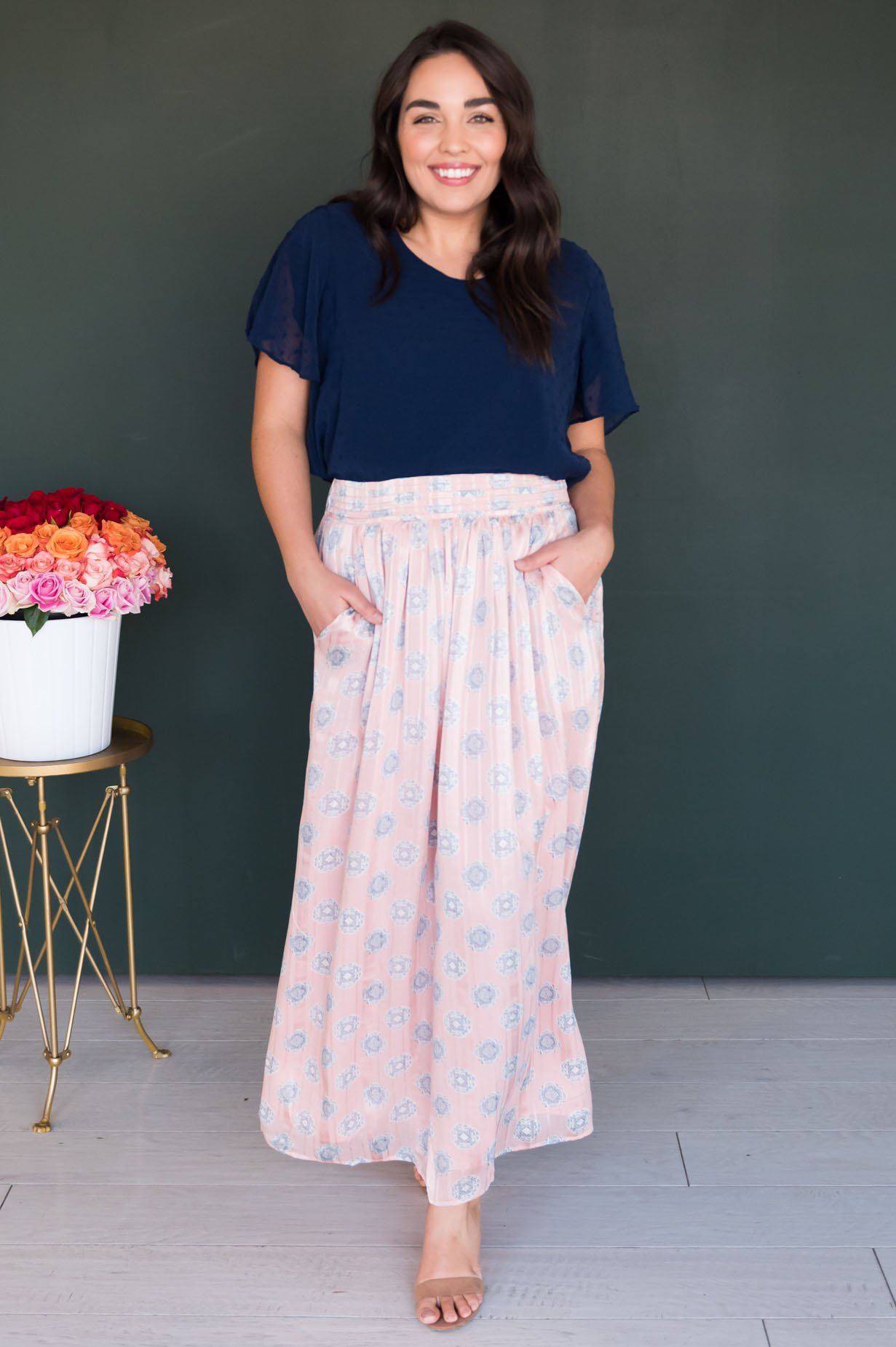 Always Loving Medallion Maxi Skirt