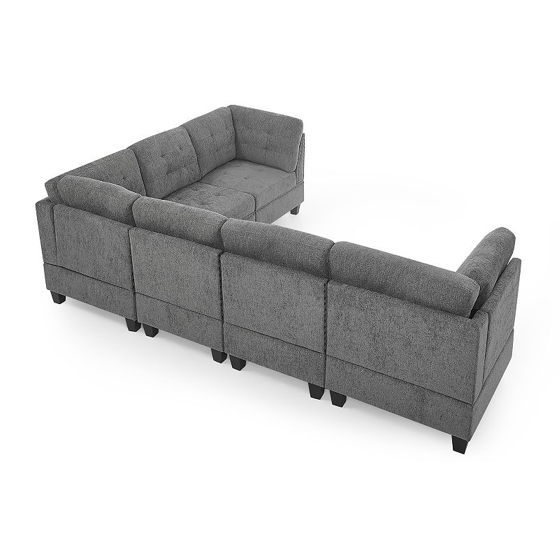 F.c Design L Shape Modular Sectional Sofa