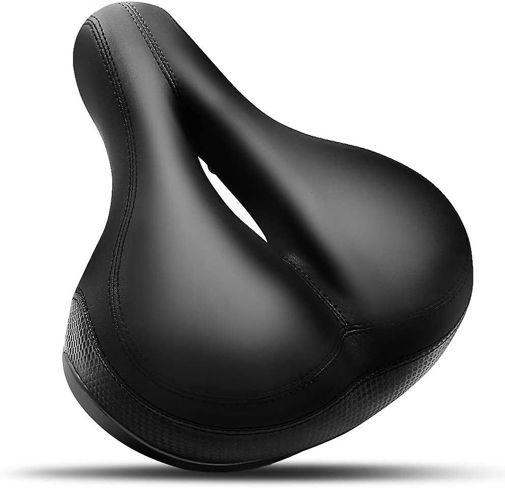 Comfortable Wide Padded Bicycle Saddle