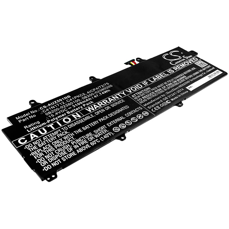 Asus GX501 GX501G GX501GI GX501GM GX501GS GX501VI Replacement Battery BatteryClerkcom Laptop and Notebook