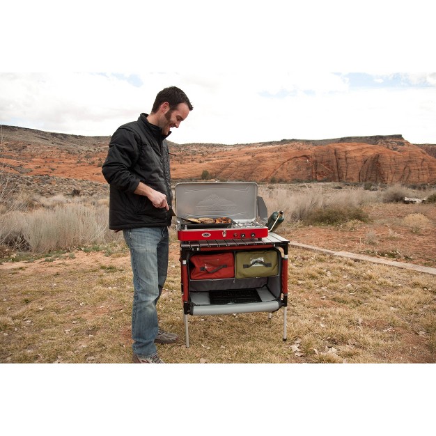 Camp Chef Mountain Series Table And Organizer Red