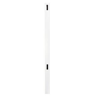 Veranda Pro Series 5 in. x 5 in. x 6 ft. White Vinyl Woodbridge Routed End Fence Post 144752