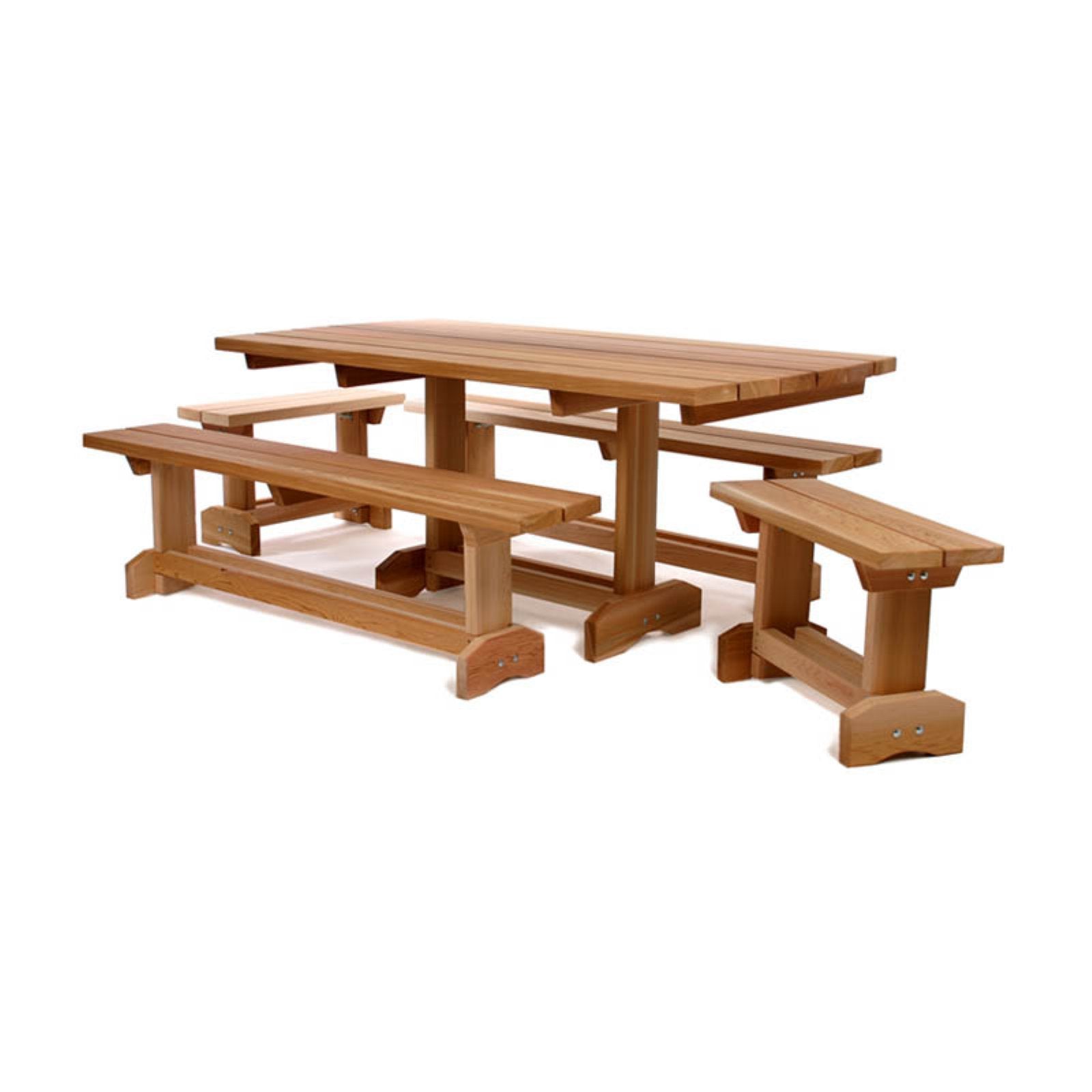 All Things Cedar Market Picnic Table Set - Seats 10